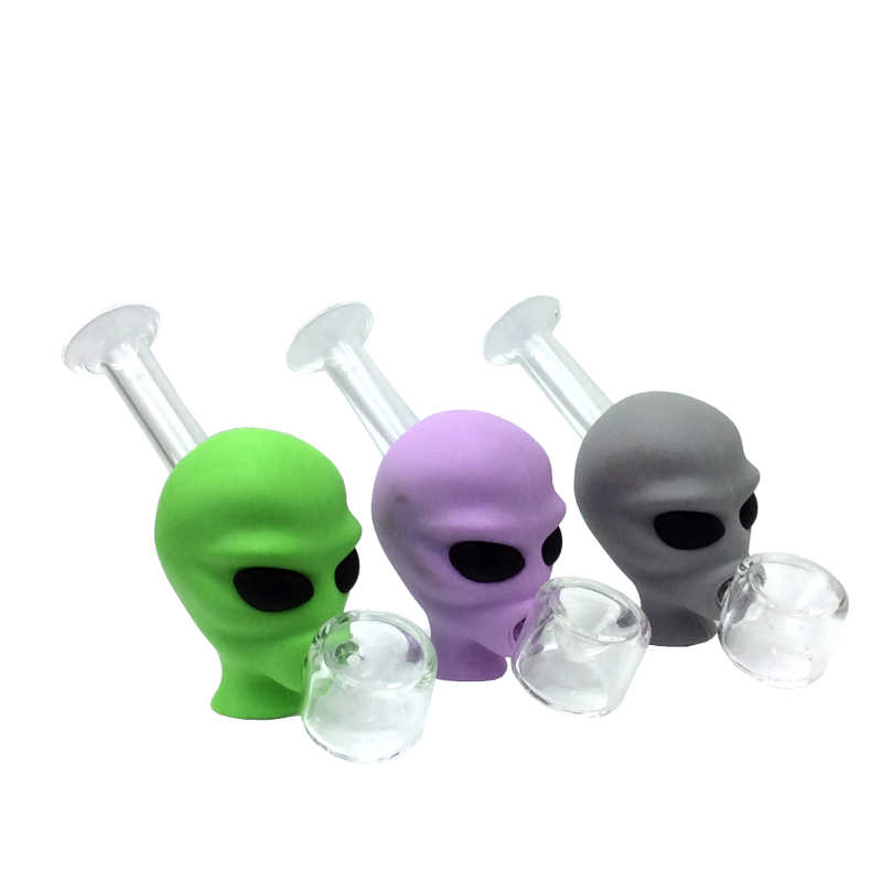 DPSP088 3.0Inches Alien Glass Hand Pipe